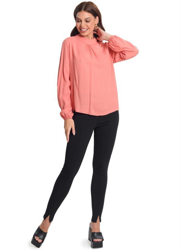 Rovitex - Blusa Manga Longa Feminina . Laranja 3