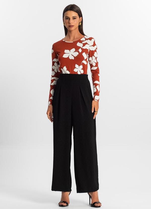 Rovitex - Blusa Manga Longa Feminina Laranja 3