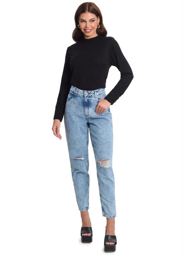 Rovitex - Blusa Manga Longa Feminina Preto 3