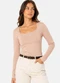 Infinita Cor - Blusa Manga Longa Feminina Preto - variação: Rosa