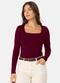Infinita Cor - Blusa Manga Longa Feminina Preto - variação: Roxo