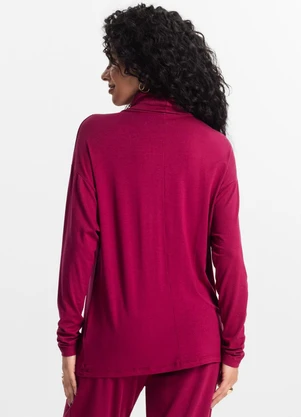 Rovitex - Blusa Manga Longa Feminino Vermelho - ROVITEX