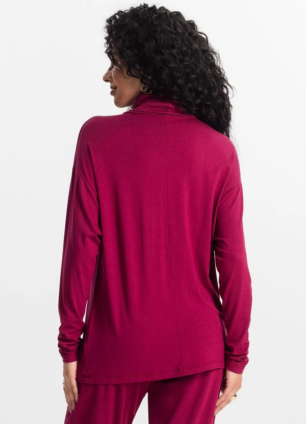 Rovitex - Blusa Manga Longa Feminino Vermelho 2