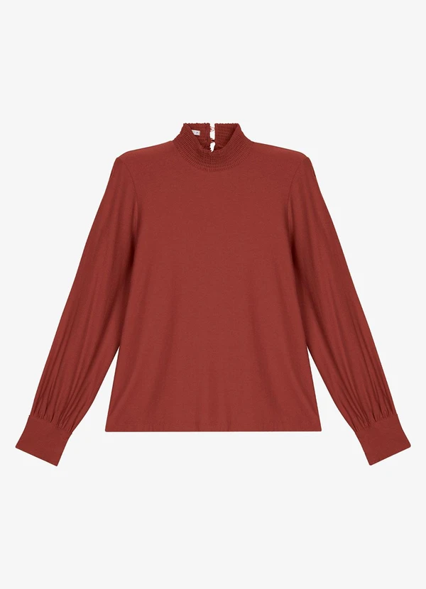 Blusa Manga Longa Lastex Laranja - Endless