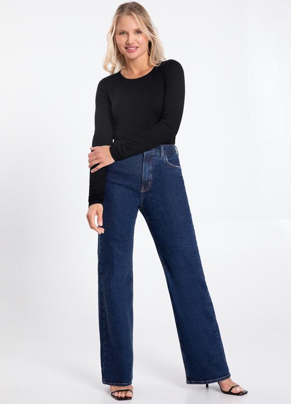 Lunender - Blusa Manga Longa Preto 3