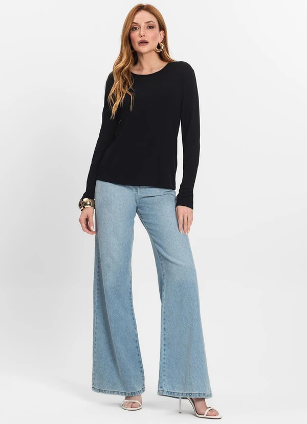 Select - Blusa Manga Longa Preto 3