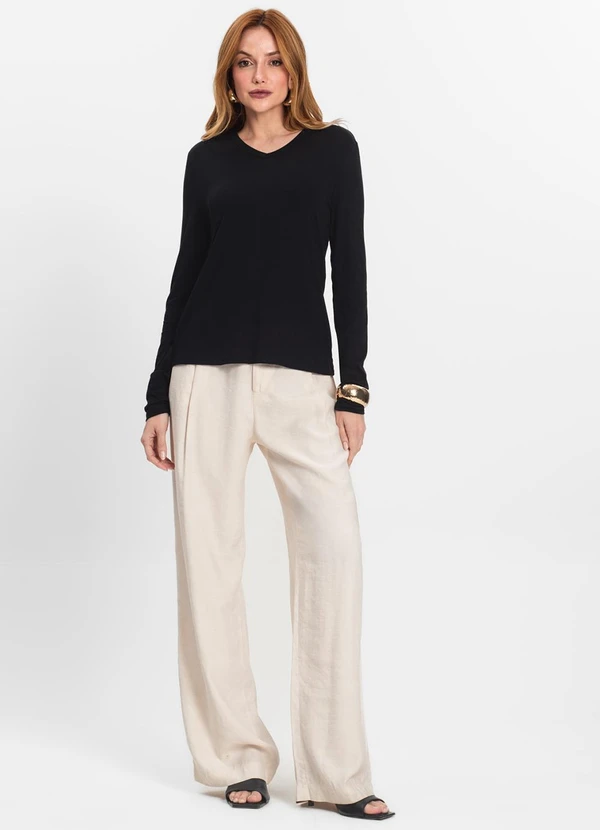 Select - Blusa Manga Longa Preto 3