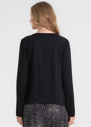 Rovitex - Blusa Manga Longa Preto - ROVITEX