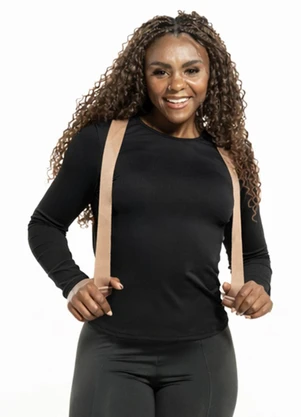 Cobertura - Blusa Manga Longa Preto - COBERTURA