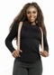 Cobertura - Blusa Manga Longa Preto - variação: Preto