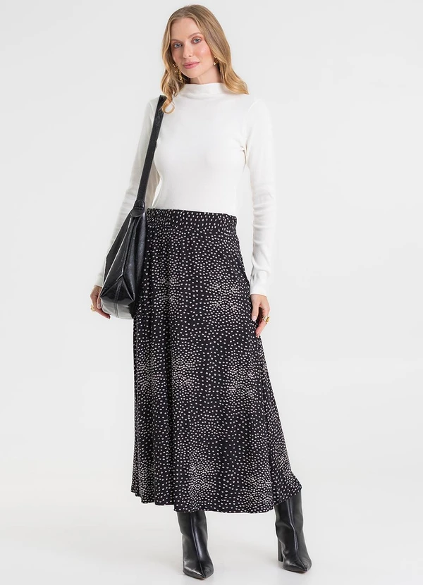 Rovitex - Blusa Manga Longa Ribana Básica Bege 3