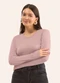 Rovitex - Blusa Manga Longa Rosa - variação: Rosa