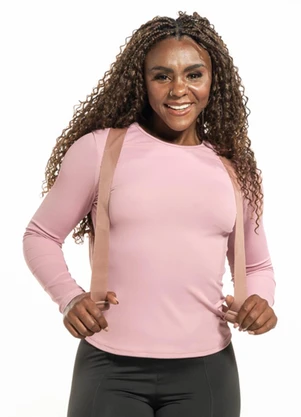 Cobertura - Blusa Manga Longa Rosa - COBERTURA