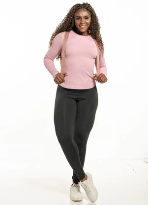 Cobertura - Blusa Manga Longa Rosa - COBERTURA