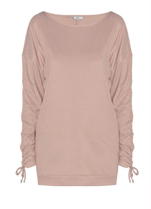 Queima Estoque - Blusa Manga Longa Rosê 2