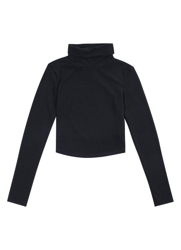 Habana - Blusa Manga Longa Térmica Feminina Preto