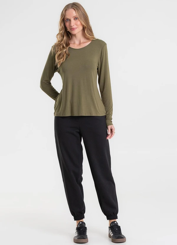 Rovitex - Blusa Manga Longa Verde 3