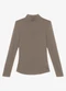 Endless - Blusa Manga Longa Vico Tricot Básica Marrom - variação: Marrom
