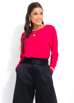 bonprix - Blusa Manga Morcego Pink - BONPRIX