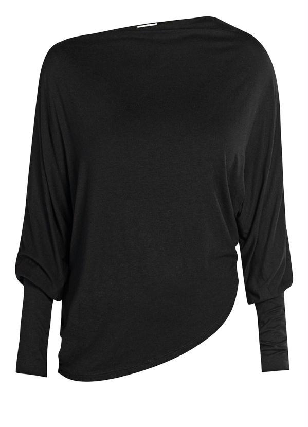 Outlet - Blusa Manga Morcego Preta 4