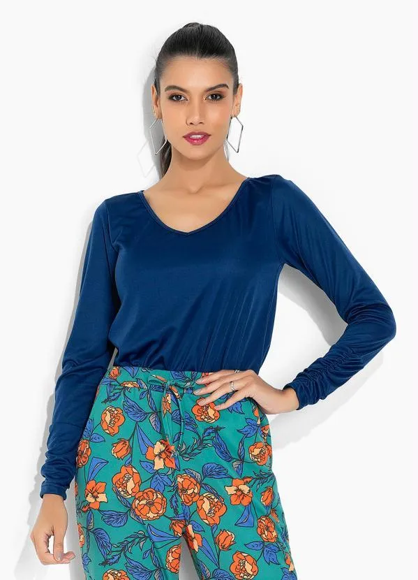 Moda Pop - Blusa Marinho