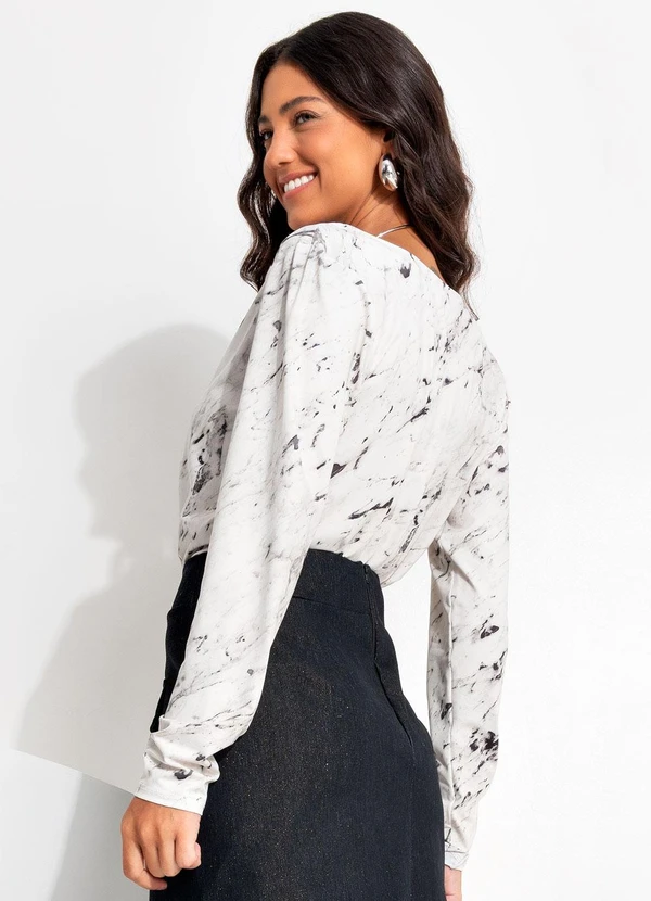 Quintess - Blusa Marmorizado em Poliflex 2