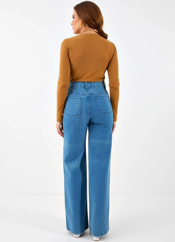 Quintess - Blusa Marrom Canela em Ribana Canelado 5