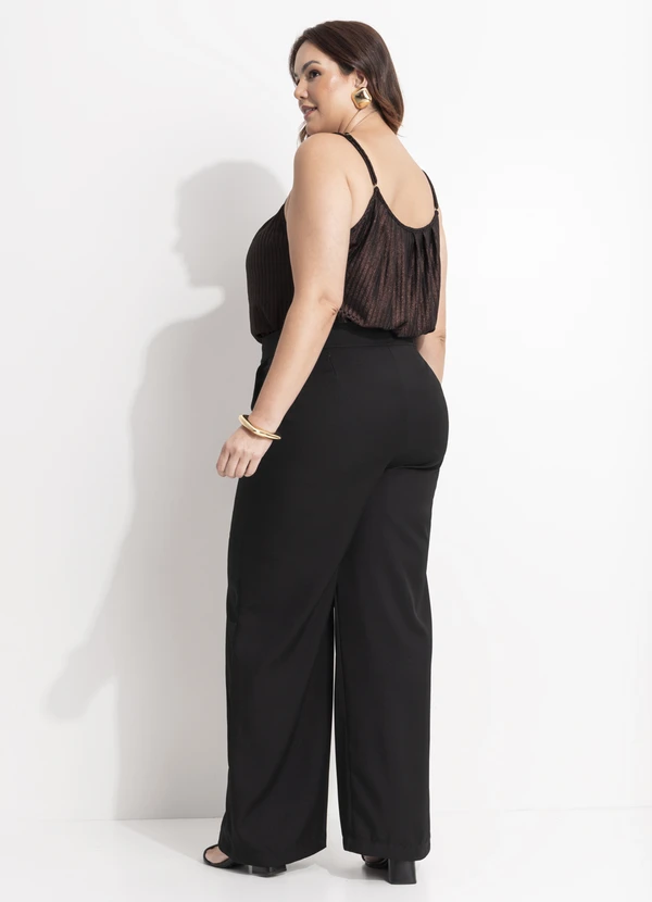 Quintess - Blusa Marrom em Malha Canelada 8