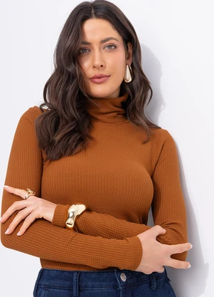 Colcci - Blusa Marrom - COLCCI