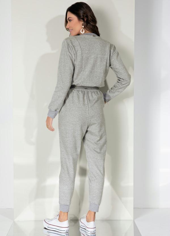 Quintess - Blusa Mescla de Moletom com Golinha 3