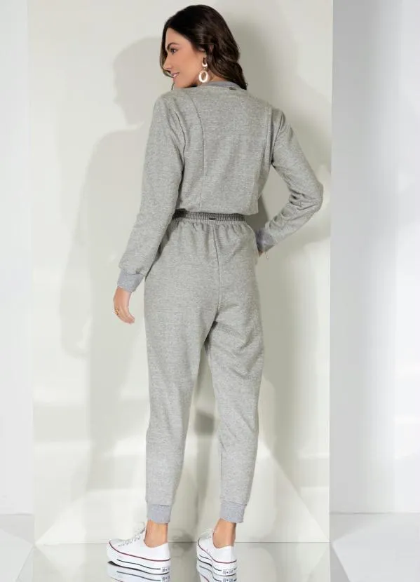 Quintess - Blusa Mescla de Moletom com Golinha 4