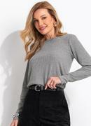 Blusa Mescla em Malha Canelada