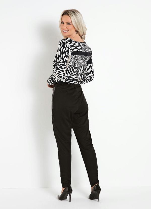 Moda Pop - Blusa Mix Estampas com Gota no Decote Frente 8