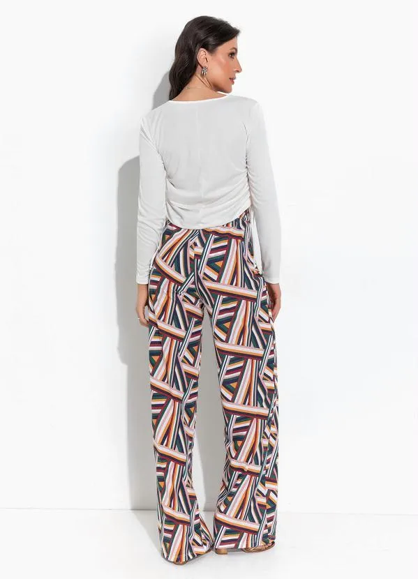 Rosalie - Blusa Off White com Amarração Regulável 4