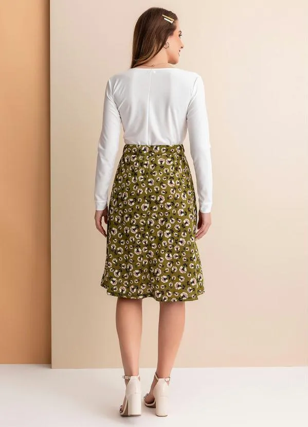 Rosalie - Blusa Off White Decote Degagê 4