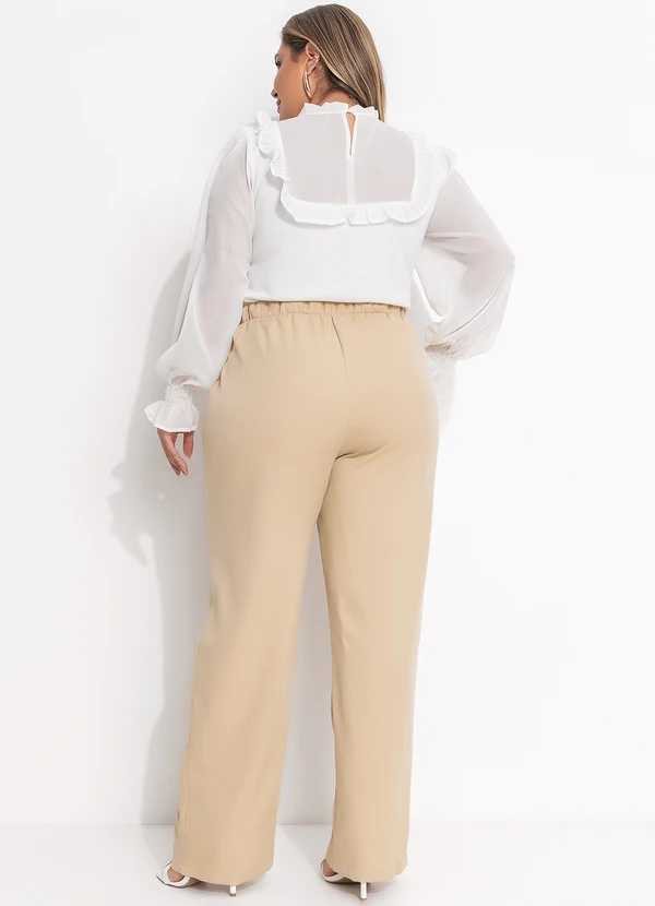 Quintess - Blusa Off White em Chiffon 6