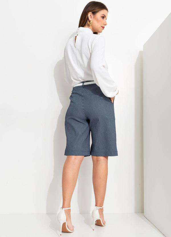 Quintess - Blusa Off White em Crepe Plano 4