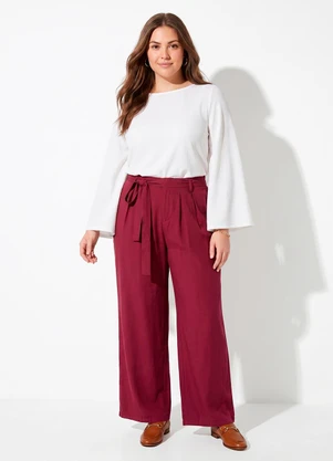 Quintess - Blusa Off White em Malha Anarruga - QUINTESS