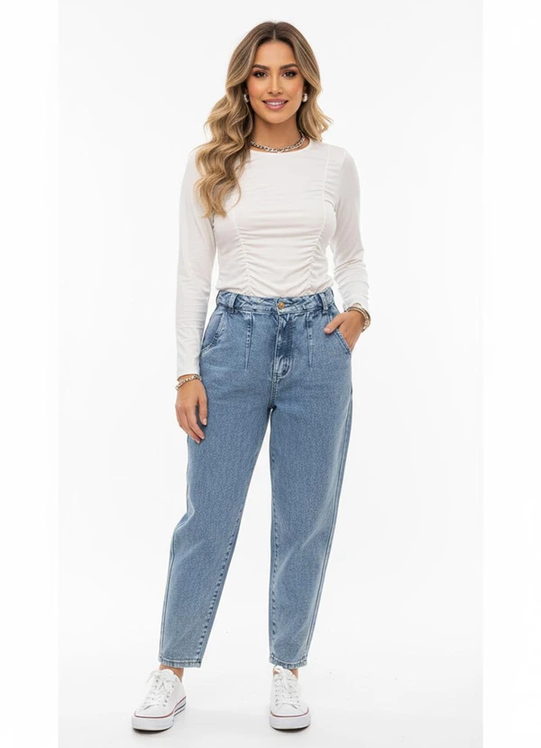 Quintess - Blusa Off White em Malha de Viscose 2