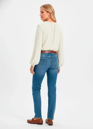 Bimini - Blusa Off White em Piquet - BIMINI