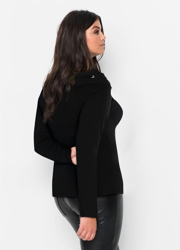 Queima Estoque - Blusa Ombro a Ombro Preta 2