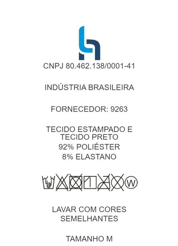 Outlet - Blusa Peplum Manga Longa Étinico Preto 6