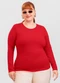 Cativa - Blusa Plus Size em Cotton Vermelho - variação: Vermelho