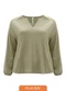 Lunender Mais Mulher - Blusa Plus Size Texturizada Cinza - variação: Verde