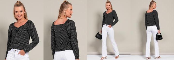 Blusa Po� Diferenciado em Malha