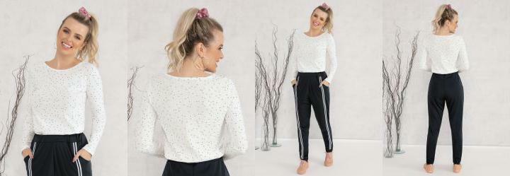 Blusa Po Verde com Manga Longa