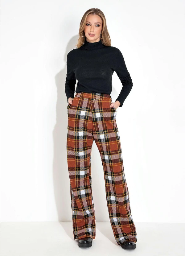 Moda Pop - Blusa Preta com Gola Alta e Manga Longa 9