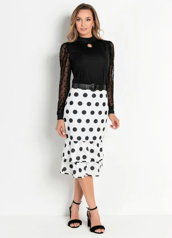 Rosalie - Blusa Preta com Gota no Decote 3