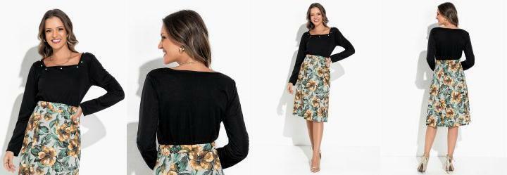 Blusa Preta com Prolas