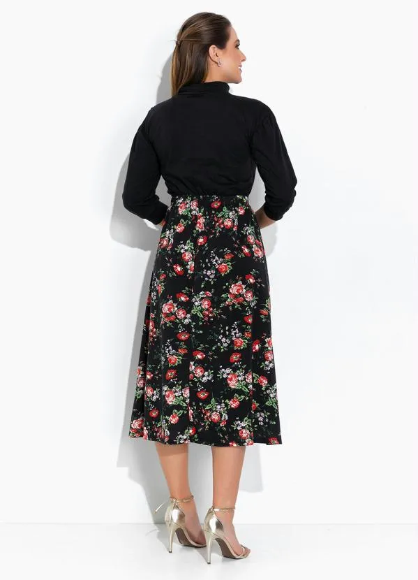 Rosalie - Blusa Preta com Punho 5